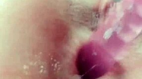 asian fitness teen jerks tight wet pussy asshole anal toy cums moaning yoga workout solo