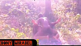 she shakes her fat black ass demanding rough bush handling