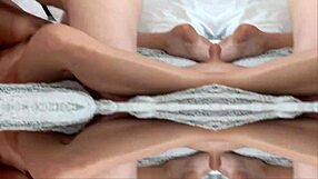 Stacy Cruz's all natural tits pussy filled with creampie load!