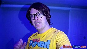 busty british babe tricked into first-time cock sucking and handjob in hd