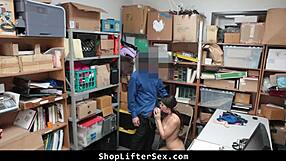 LP Officer Does WHATEVER to Punish Shoplifting Latina Teen Hard!