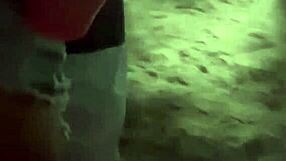 horny wife teases beach stud in deserted spot! cuck films raw hotel fuck