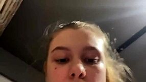 wanna see this big tit teen get her pussy fisted extreme close-up in public outdoors?