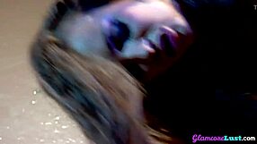 busty glamour lesbians LICK PUSSY rim ass and scissor wildly