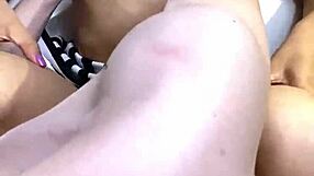 petite latina with big tits gets creampied missionary after college