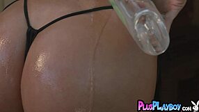 Curvy latina tru kait slips out of sexy bikini revealing her tempting hot body