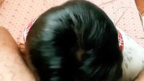 Chubby Asian Housewife Siang Deepthroats Friend's Cock in Homemade Cuckold