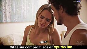 Blonde stepsis begs for brutal fuck now