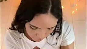 pov submissive latina neighbor bends over for valentines anal gaping fuck