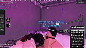 god, my cock throbs fucking this hot roblox girl's big ass and tits