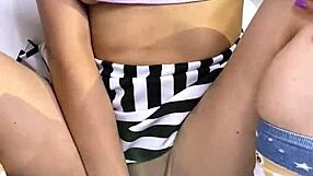 petite latina with big tits gets creampied missionary after college