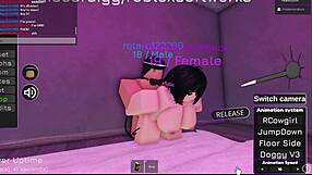 god, my cock throbs fucking this hot roblox girl's big ass and tits