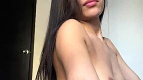 damn check this latina teen shaking her huge naked ass and spreading wide for you