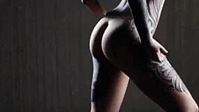 Tattooed skin cravings explode in wild couple's orgasmic tattooed flesh frenzy