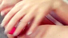 asian fitness teen jerks tight wet pussy asshole anal toy cums moaning yoga workout solo