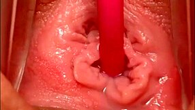 wanna see this pink pussy up close while she cums hard?