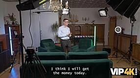 how did this cam girl become a shaved pussy pornstar paying debts with monster cock?