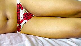 Hot stepsis sneaks into bed craving rough fuck and pussy licking from friend