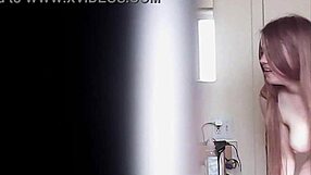 whoops big boobs blonde slips changing voyeur tease natural tits