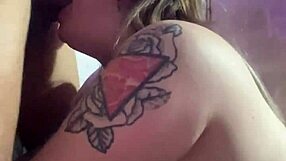 Whoa, watch this latina slut's big natural tits bounce on cock in deepthroat blowjob part one!