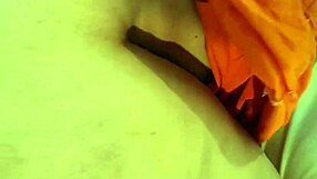 indian wife cums hard while fingering her horny husband's ass at home