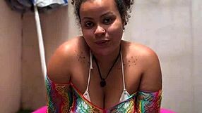 i'm doin bbw yoga by the pool and fartin my huge curvy latina ass all natural