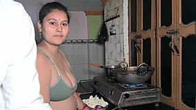 Monster Cock Chops Veggies Into Kitchen Milf Cunilingus Rough Sex!