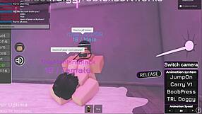 god, my cock throbs fucking this hot roblox girl's big ass and tits
