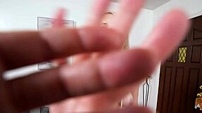 LAUREN PHILLIPS IN LINGERIE GETS STEPSON'S HORNY COCK GIFT!