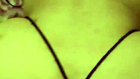 Bbw latina milf's chubby curves spill from sexy thong panties