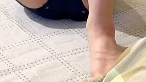 snapping pic between wife's legs before fucking her soaking wet pussy