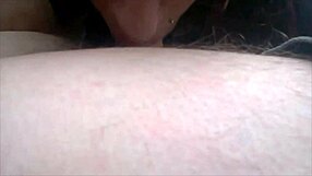 Young petite teen strips clothes in public car before sucking huge cock for mouthful cum