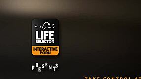 Blonde Big Tits Babe Rides Neighbor Cock in Wild 3some Group Fuck