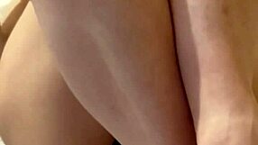 snapping pic between wife's legs before fucking her soaking wet pussy