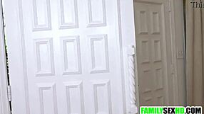 STEPDAUGHTER TEASES STEPDAD till he CUMS on her PANTIES