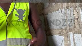 guy unleashes craziest moans jerking monster cock publicly exploding cum