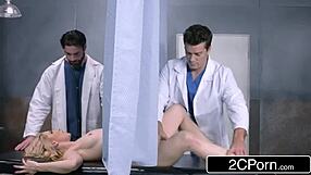 double trouble! docs dp blonde milf patient hard in hospital threesome!!