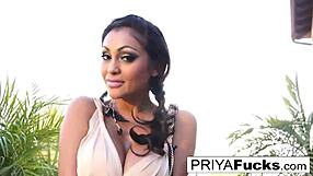 Priya Rai Super Hot Indian Milf Backyard Solo Tease