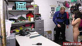 repressed shy thief petite teen hides perfume bottle deep drawer