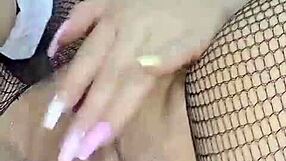 curvy colombiana rabbitquicky fucks cucumber in pussy till squirting orgasms