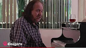 Luna Slides Purple Panties Aside for Small Cock Creampie Thrusts