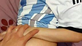 chileno muscular bodybuilder fucks petite big ass argentinian brunette tourist bent over doggystyle cowgirl rough interracial creampie facial cumshot huge cock!