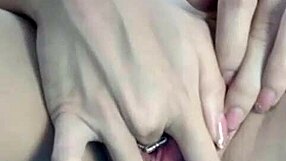 Petite Asian Teases Dripping Pussy Masturbation in Sultry Solo Play