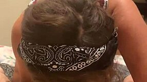 Real Hooker Deepthroats Balls to Cum Gulp from Customer's Dick