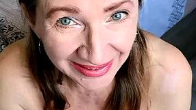 neighbor milf wife sucks big tits out then rides pov cock hard