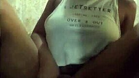 first squirt explosion soaks my entire wet pussy mess