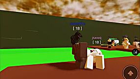 i can't stop fucking this hot chick on fun cumbat