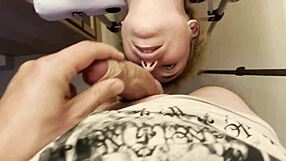 Blonde Milf Deep Blowjob Leads To Massive Facial Cumshot