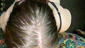 my snow bunny neighbor's deepthroat training on my monster cock was sloppy perfection