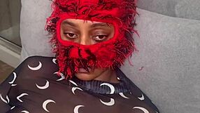 ebony fails no-moaning challenge as wet pussy gets eaten to squirting explosion!